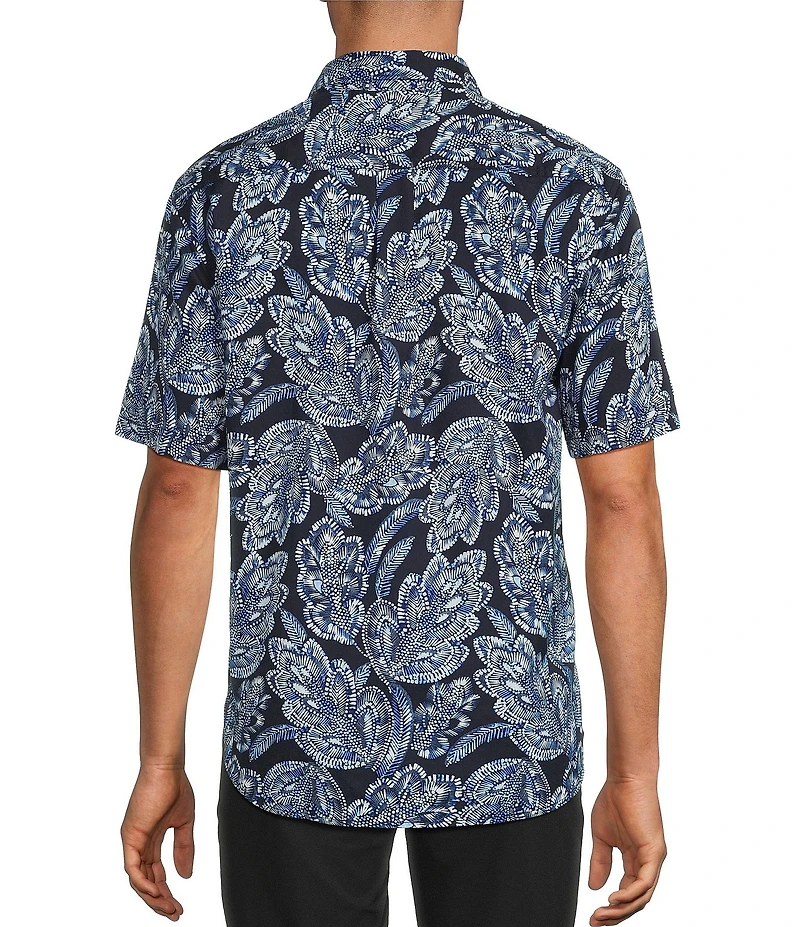 Tommy Bahama Tortola Midnight Blues Short Sleeve Woven Shirt