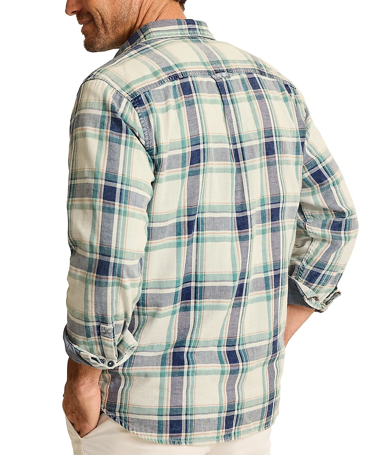 Tommy Bahama Twice The Plaid Long Sleeve Woven Shirt