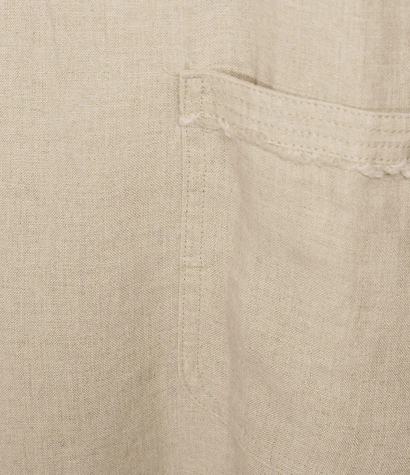 Tommy Bahama Two Palms Patch Pocket Linen Scoop Neck Sleeveless Shift Dress