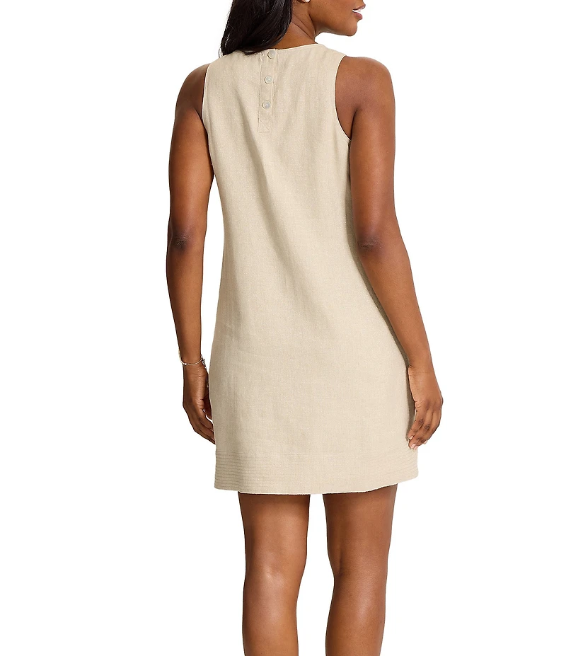 Tommy Bahama Two Palms Shine Crew Neck Sleeveless Shift Dress