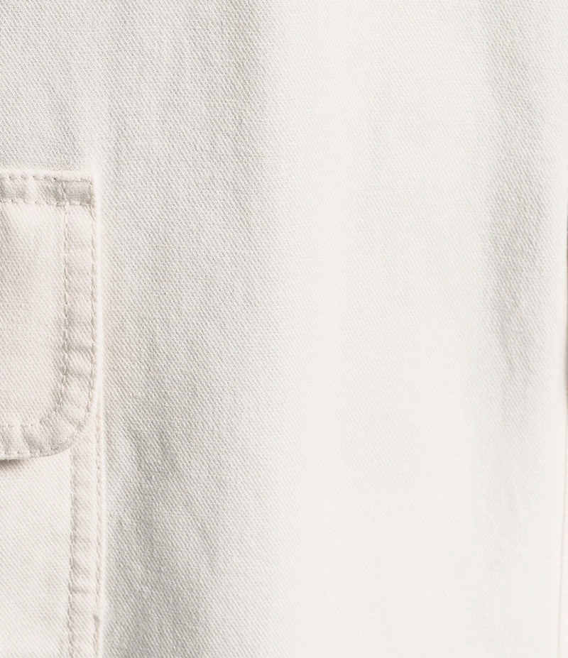 Tommy Bahama Utility Twill Linen Cotton Blend Jonny Collar Short Sleeve Shift Dress