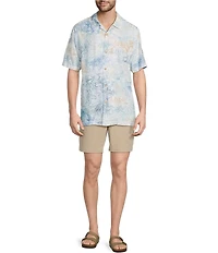 Tommy Bahama Veracruz Cay La Blanca Isles Short Sleeve Woven Camp Shirt