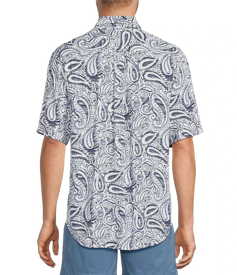 Tommy Bahama Veracruz Sands Paisley Petals Short Sleeve Woven Shirt