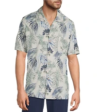 Tommy Bahama Vista Mar Bravo Beach Short Sleeve Woven Camp Shirt