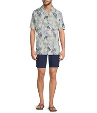 Tommy Bahama Vista Mar Bravo Beach Short Sleeve Woven Camp Shirt