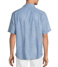 Tommy Bahama Weave In The Moment Short Sleeve Woven Shirt