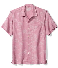 Tommy Bahama Woven Short Sleeve Coastal Ease Palm Visions Shirt