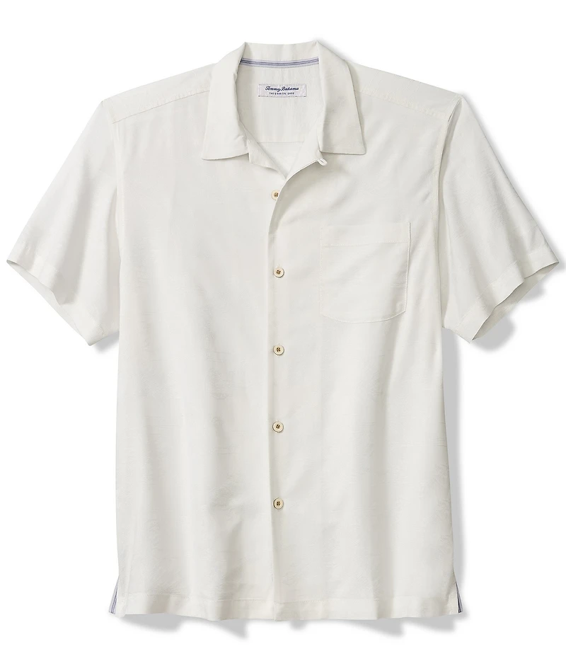 Tommy Bahama Woven Short Sleeve Coastal Ease Palm Visions Shirt