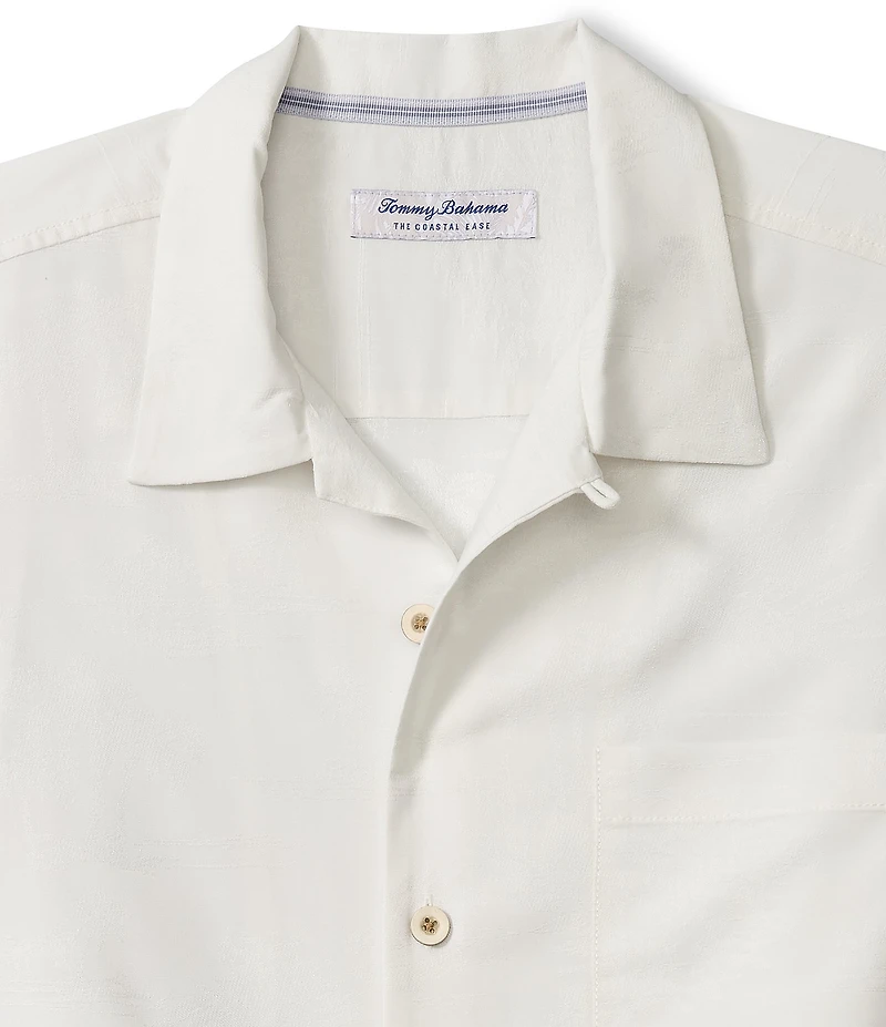 Tommy Bahama Woven Short Sleeve Coastal Ease Palm Visions Shirt