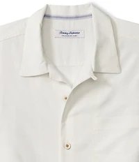 Tommy Bahama Woven Short Sleeve Coastal Ease Palm Visions Shirt
