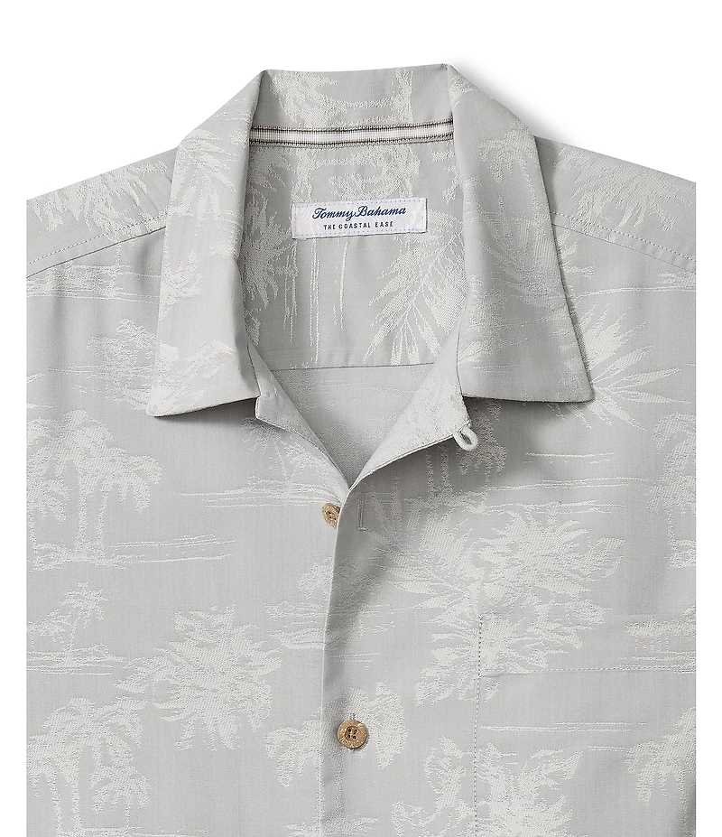 Tommy Bahama Woven Short Sleeve Coastal Ease Palm Visions Shirt