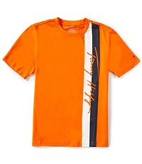 Tommy Hilfiger Big Boys Short-Sleeve Knock Out Script T-Shirt