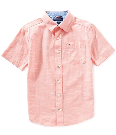 Tommy Hilfiger Big Boys 8-20 Textured Woven Shirt
