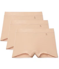 Tommy John Cool Cotton Moisture-Wicking Boyshort 3-Pack Panties