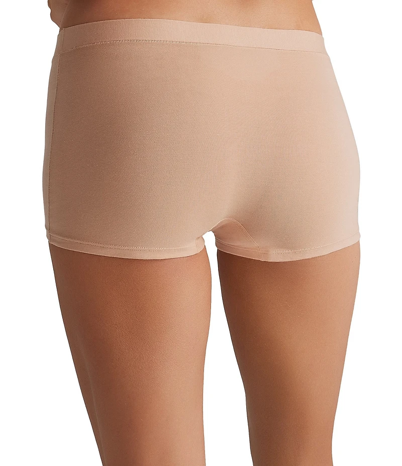 Tommy John Cool Cotton Moisture-Wicking Boyshort Panty 3-Pack