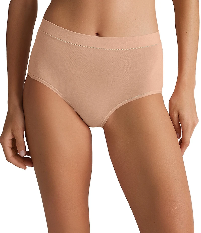 Tommy John Cool Cotton Moisture-Wicking High Rise Brief Panties 3-Pack