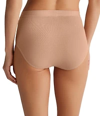 Tommy John Cool Cotton Moisture-Wicking High Rise Brief Panties 3-Pack