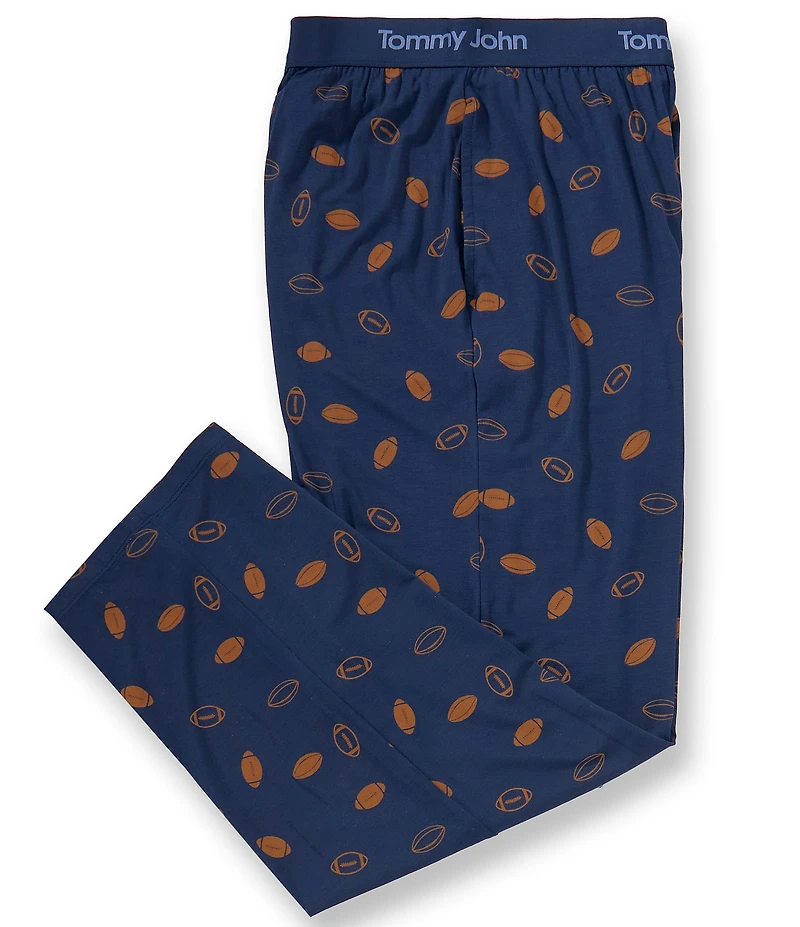 Tommy John Second Skin Football Print Sleep Pants