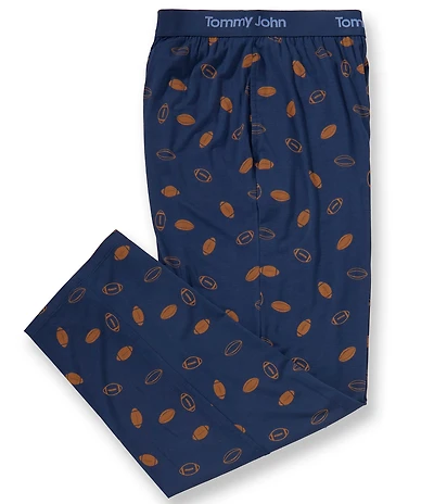 Tommy John Second Skin Football Print Sleep Pants