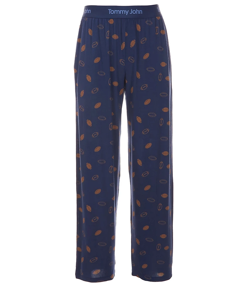 Tommy John Second Skin Football Print Sleep Pants