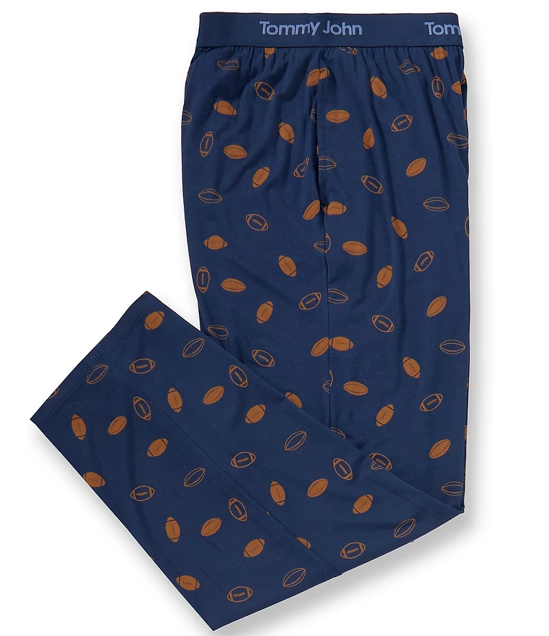 Tommy John Second Skin Football Print Sleep Pants