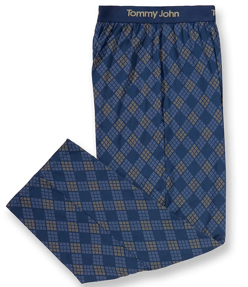 Tommy John Second Skin Diamond Plaid Sleep Pants