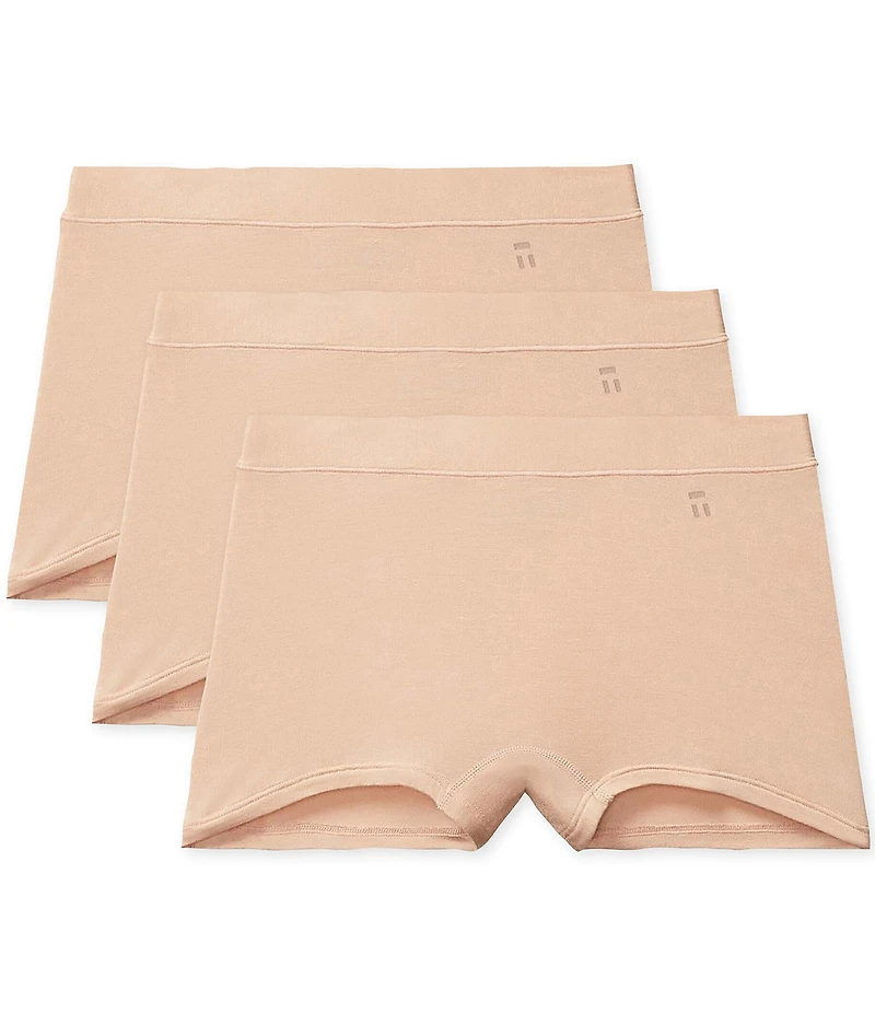 Tommy John Second Skin Knit Boyshort Panty 3-Pack