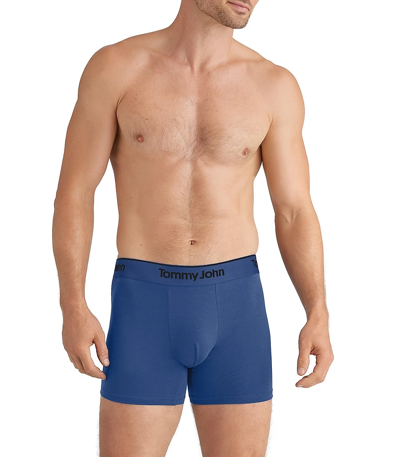 Tommy John Second Skin Modal 4#double; Inseam Boxer Brief 3-Pack
