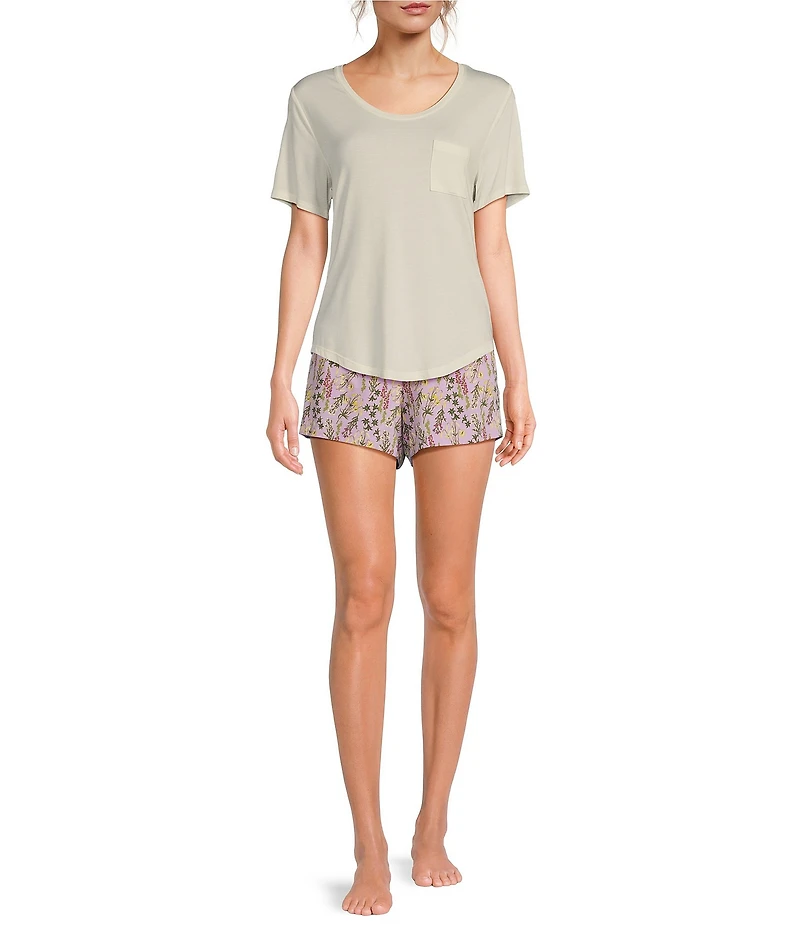 Tommy John Second Skin Pull-On Floral Coordinating Shorts