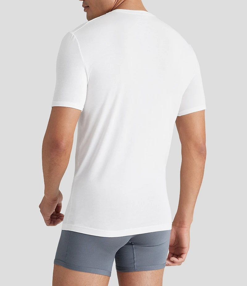 Tommy John Short Sleeve Crew Neck Stay Tucked Undershirt 3-Pack