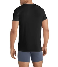 Tommy John Short Sleeve V-Neck Stay Tucked Undershirt 3-Pack