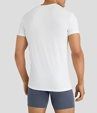Tommy John Short Sleeve V-Neck Stay Tucked Undershirt 3-Pack
