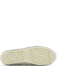 TOMS Alpargata Cozy Herringbone Faur Fur Lined Slip On Loafers