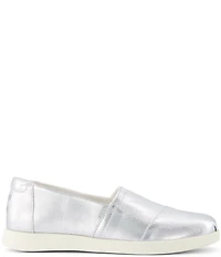 TOMS Alpargata Metallic Leather Slip On Loafers