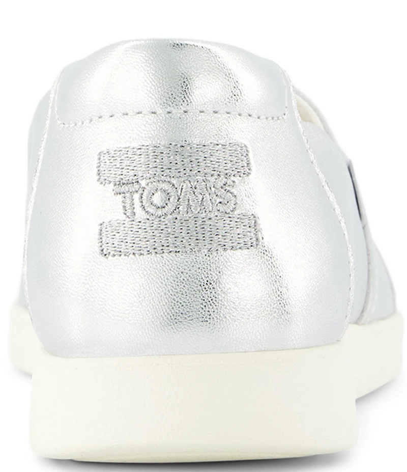 TOMS Alpargata Metallic Leather Slip On Loafers