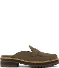 TOMS Cara Nubuck Suede Penny Keeper Mules