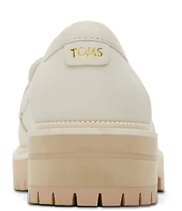 TOMS Cara Leather Lug Sole Penny Loafers