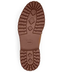 TOMS Cara Leather Lug Sole Penny Loafers