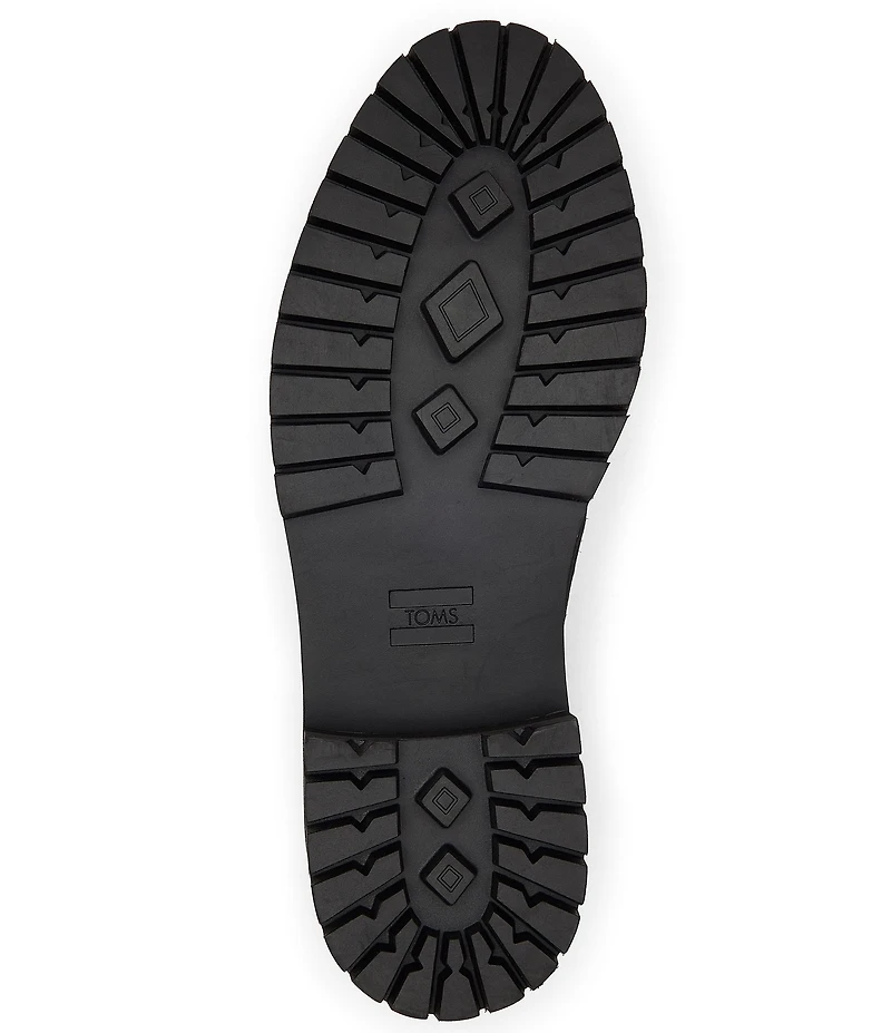 TOMS Cara Suede Lug Sole Penny Loafers