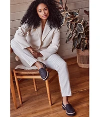 TOMS Cara Suede Lug Sole Penny Loafers