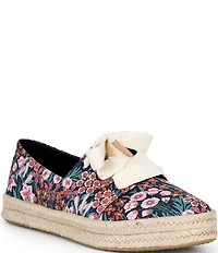 TOMS Carolina Floral Platform Espadrille Sneakers