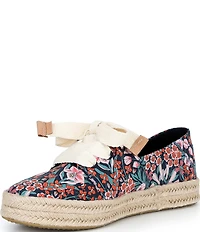 TOMS Carolina Floral Platform Espadrille Sneakers
