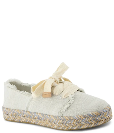 TOMS Carolina Woven Platform Multicolor Espadrille Sneakers