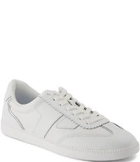 TOMS Collins Leather Snake Print Accent Detail Sneakers