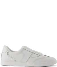 TOMS Collins Leather Snake Print Accent Detail Sneakers