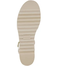 TOMS Diana Floral Crochet Espadrille Platform Wedge Sandals