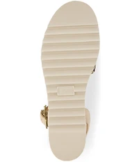 TOMS Diana Leopard Print Espadrille Wedge Platform Sandals