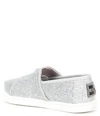 TOMS Girls' Tiny Alpargata Glitter Loafers (Infant)