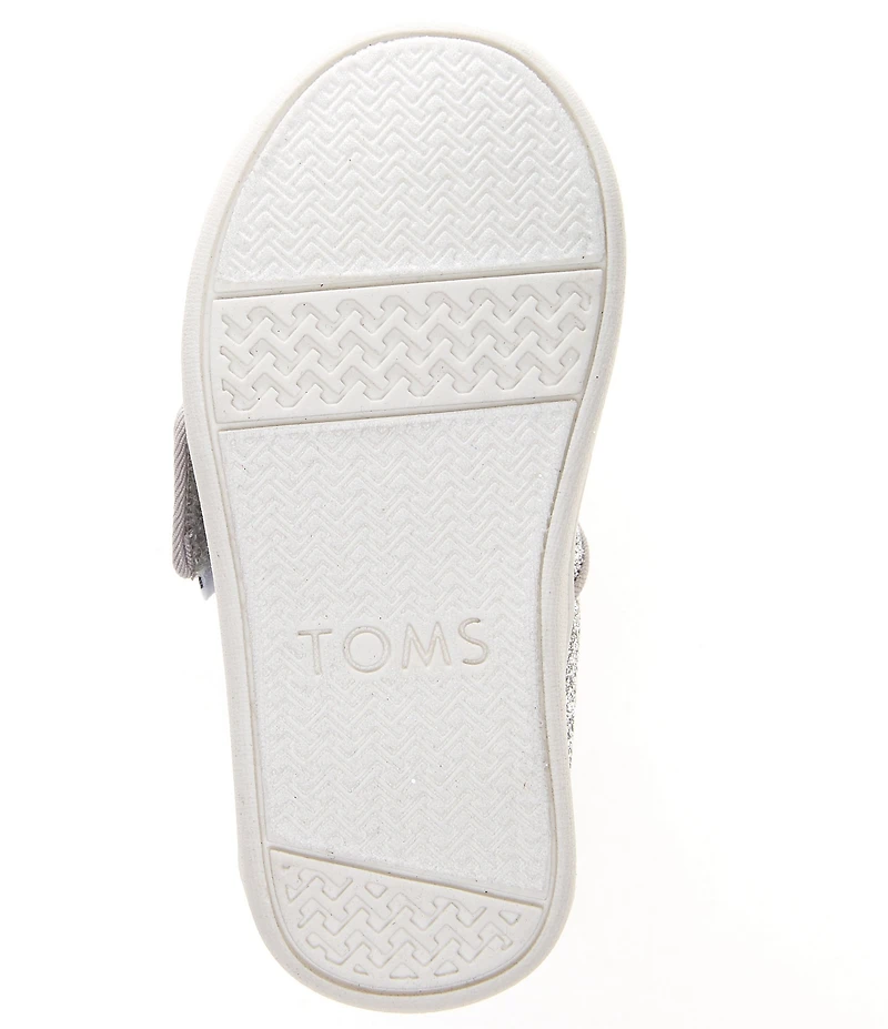 TOMS Girls' Tiny Alpargata Glitter Loafers (Infant)
