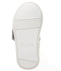 TOMS Girls' Tiny Alpargata Glitter Loafers (Infant)